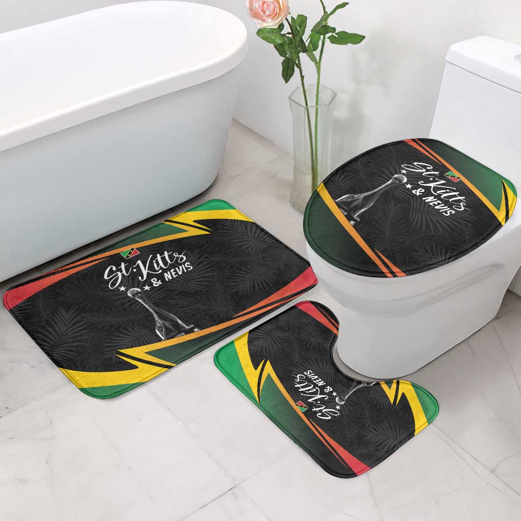 St Kitts Nevis Cricket Bathroom Set Go Patriots Go Champions - Wonder Print Shop
