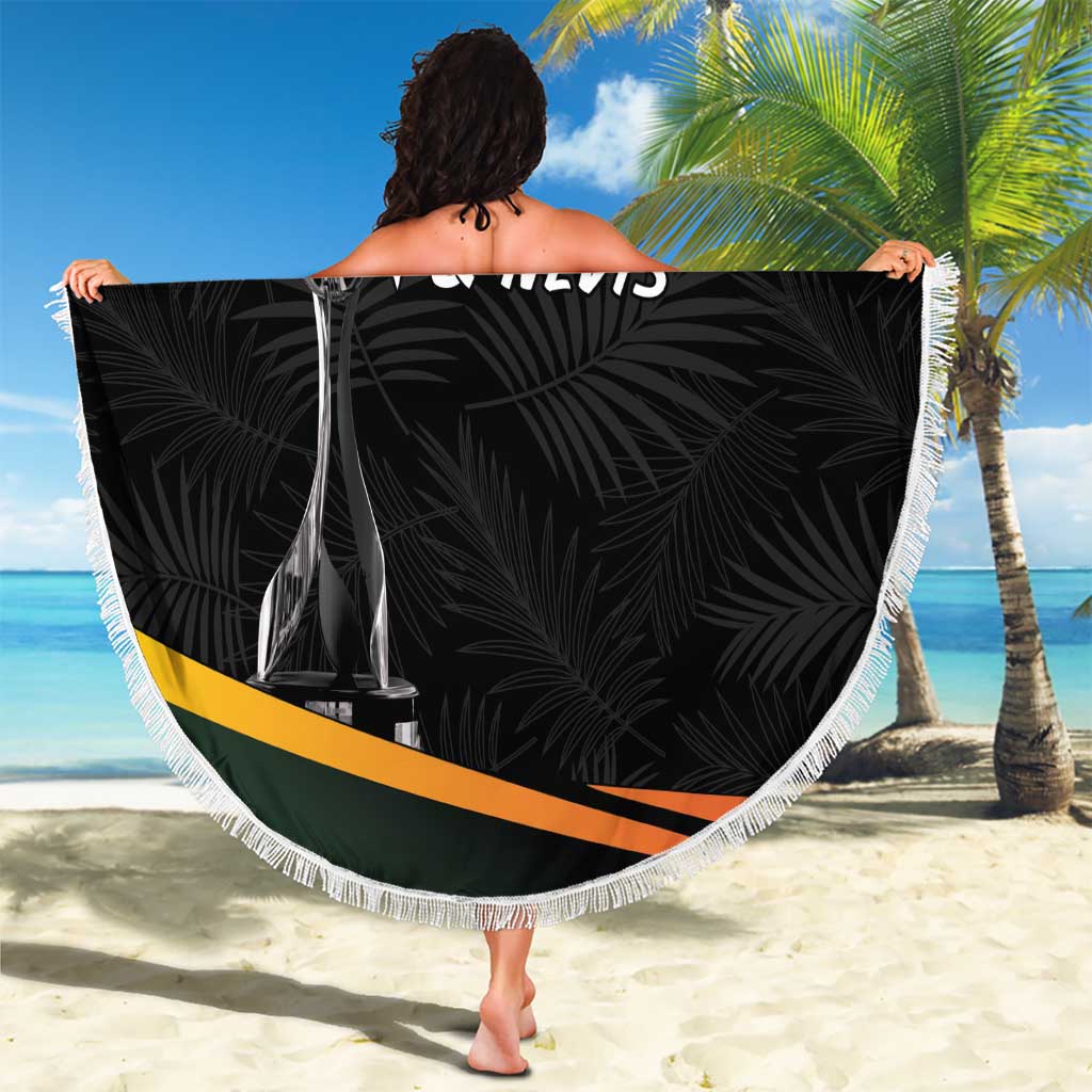 St Kitts Nevis Cricket Beach Blanket Go Patriots Go Champions - Wonder Print Shop