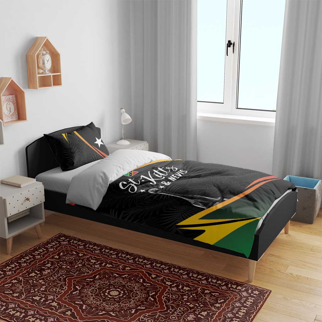 St Kitts Nevis Cricket Bedding Set Go Patriots Go Champions - Wonder Print Shop