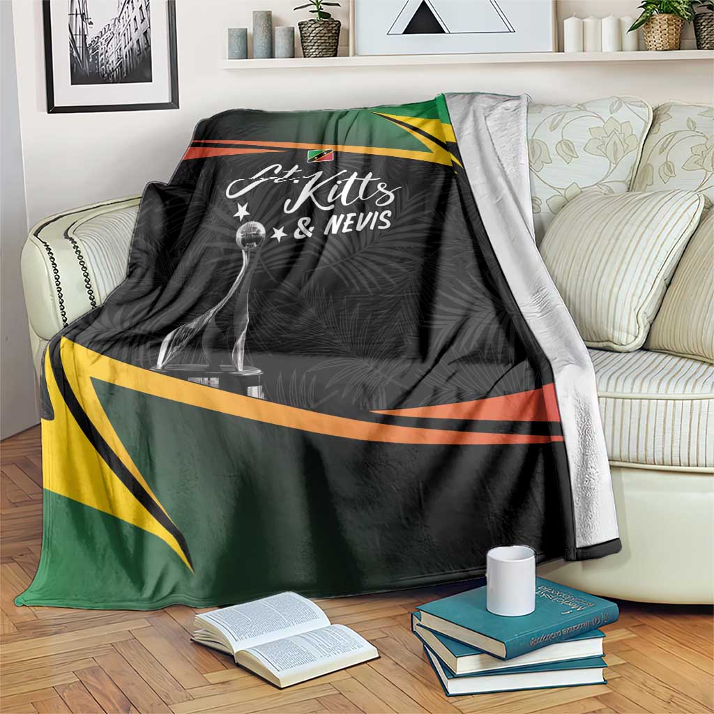 St Kitts Nevis Cricket Blanket Go Patriots Go Champions - Wonder Print Shop
