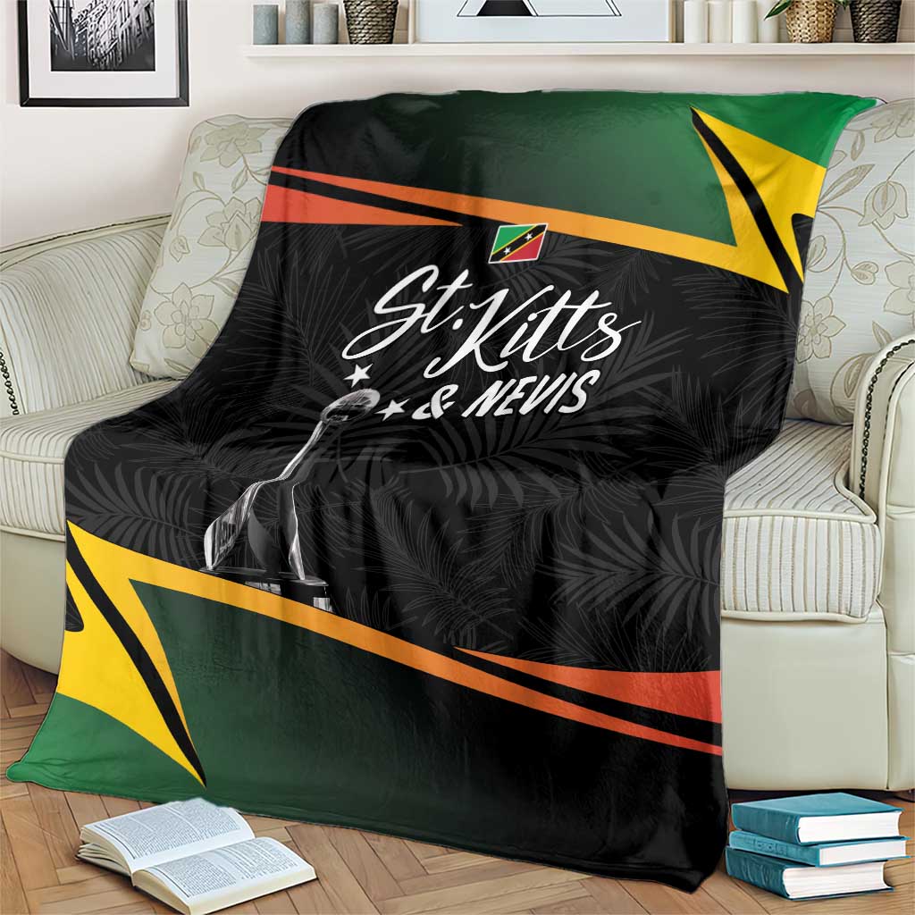 St Kitts Nevis Cricket Blanket Go Patriots Go Champions - Wonder Print Shop