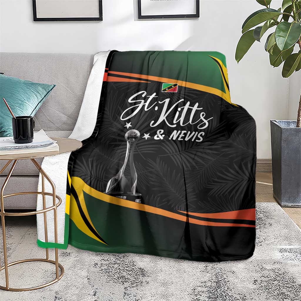 St Kitts Nevis Cricket Blanket Go Patriots Go Champions - Wonder Print Shop