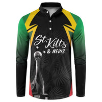 St Kitts Nevis Cricket Custom Button Sweatshirt Go Patriots Go Champions - Wonder Print Shop