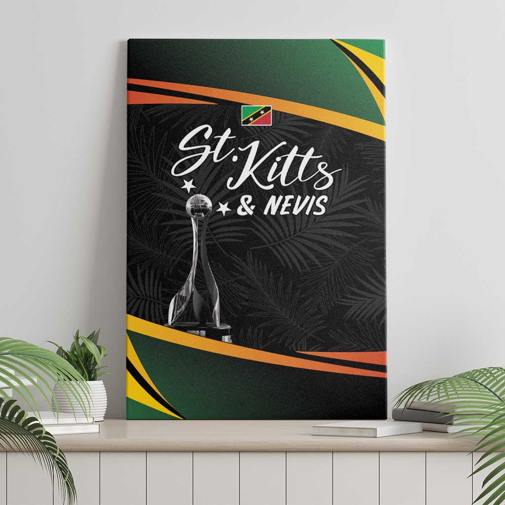St Kitts Nevis Cricket Canvas Wall Art Go Patriots Go Champions - Wonder Print Shop