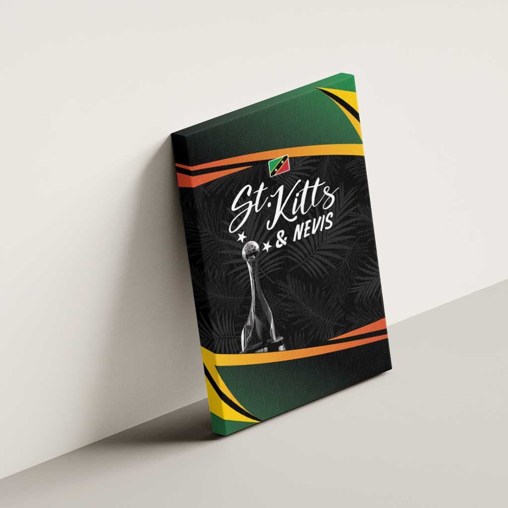 St Kitts Nevis Cricket Canvas Wall Art Go Patriots Go Champions - Wonder Print Shop