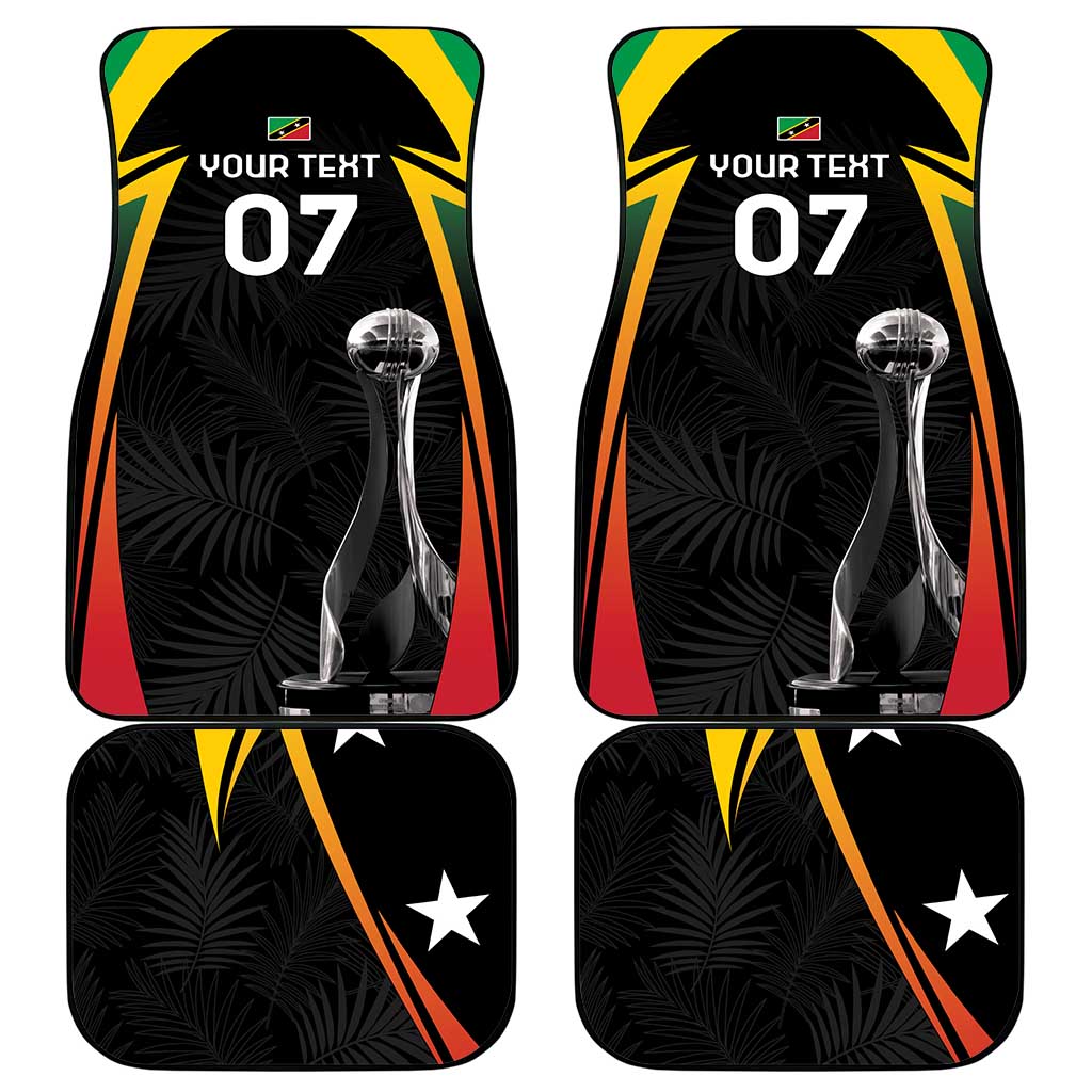 St Kitts Nevis Cricket Car Mats Go Patriots Go Champions - Wonder Print Shop