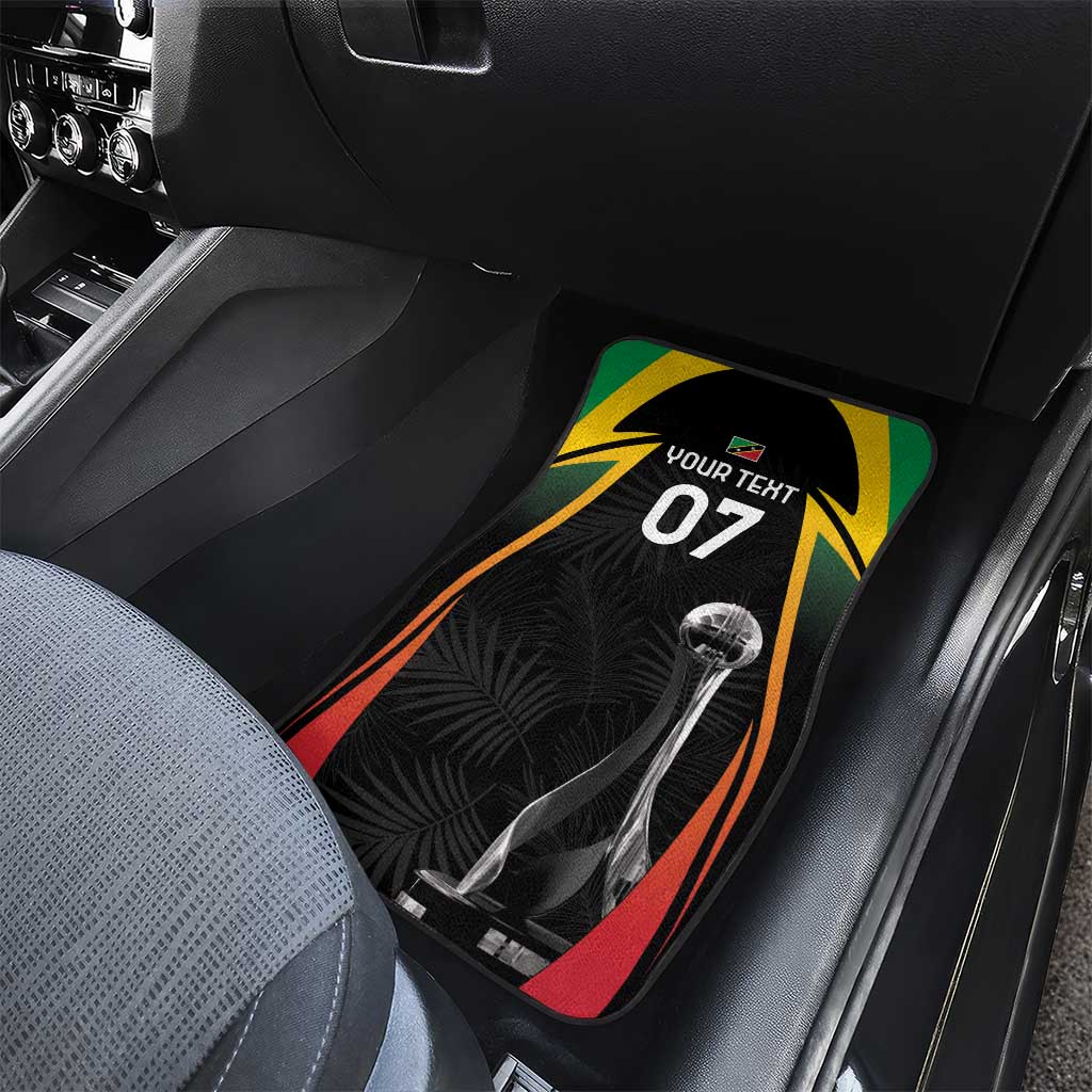 St Kitts Nevis Cricket Car Mats Go Patriots Go Champions - Wonder Print Shop