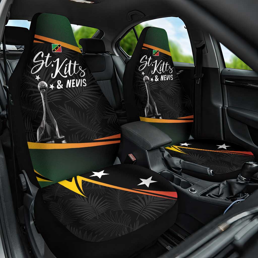 St Kitts Nevis Cricket Car Seat Cover Go Patriots Go Champions - Wonder Print Shop