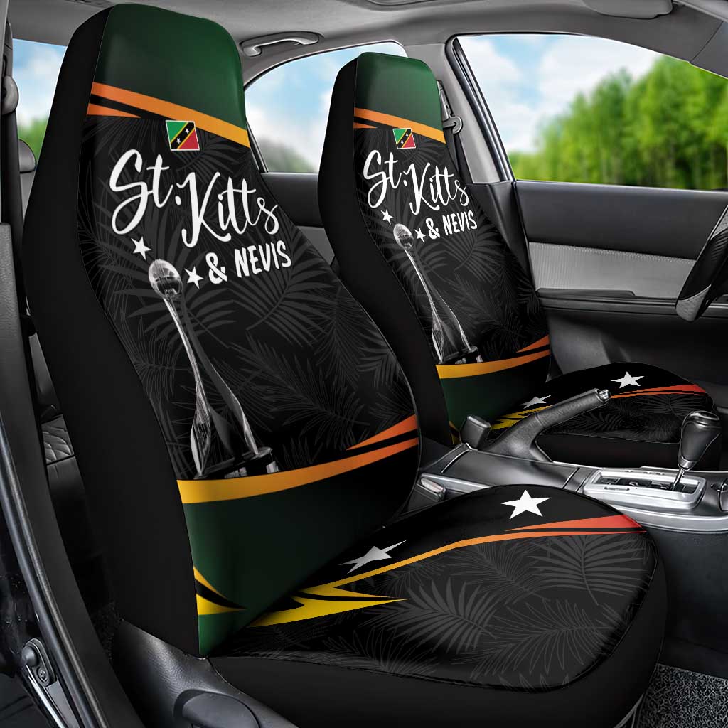 St Kitts Nevis Cricket Car Seat Cover Go Patriots Go Champions - Wonder Print Shop