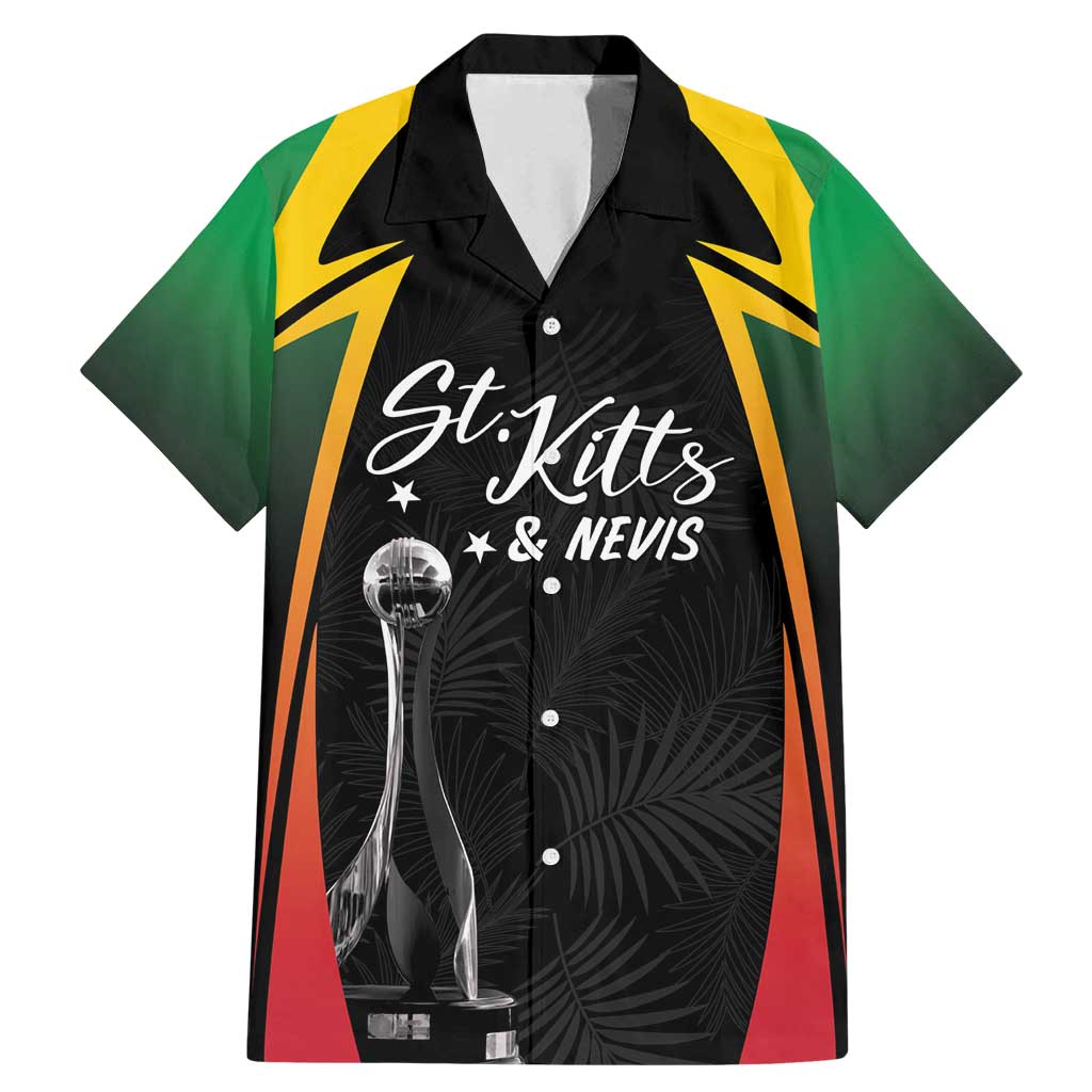 St Kitts Nevis Cricket Custom Family Matching Mermaid Dress and Hawaiian Shirt Go Patriots Go Champions - Wonder Print Shop