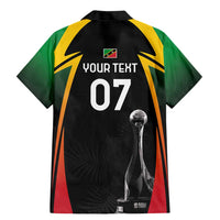 St Kitts Nevis Cricket Custom Family Matching Mermaid Dress and Hawaiian Shirt Go Patriots Go Champions - Wonder Print Shop