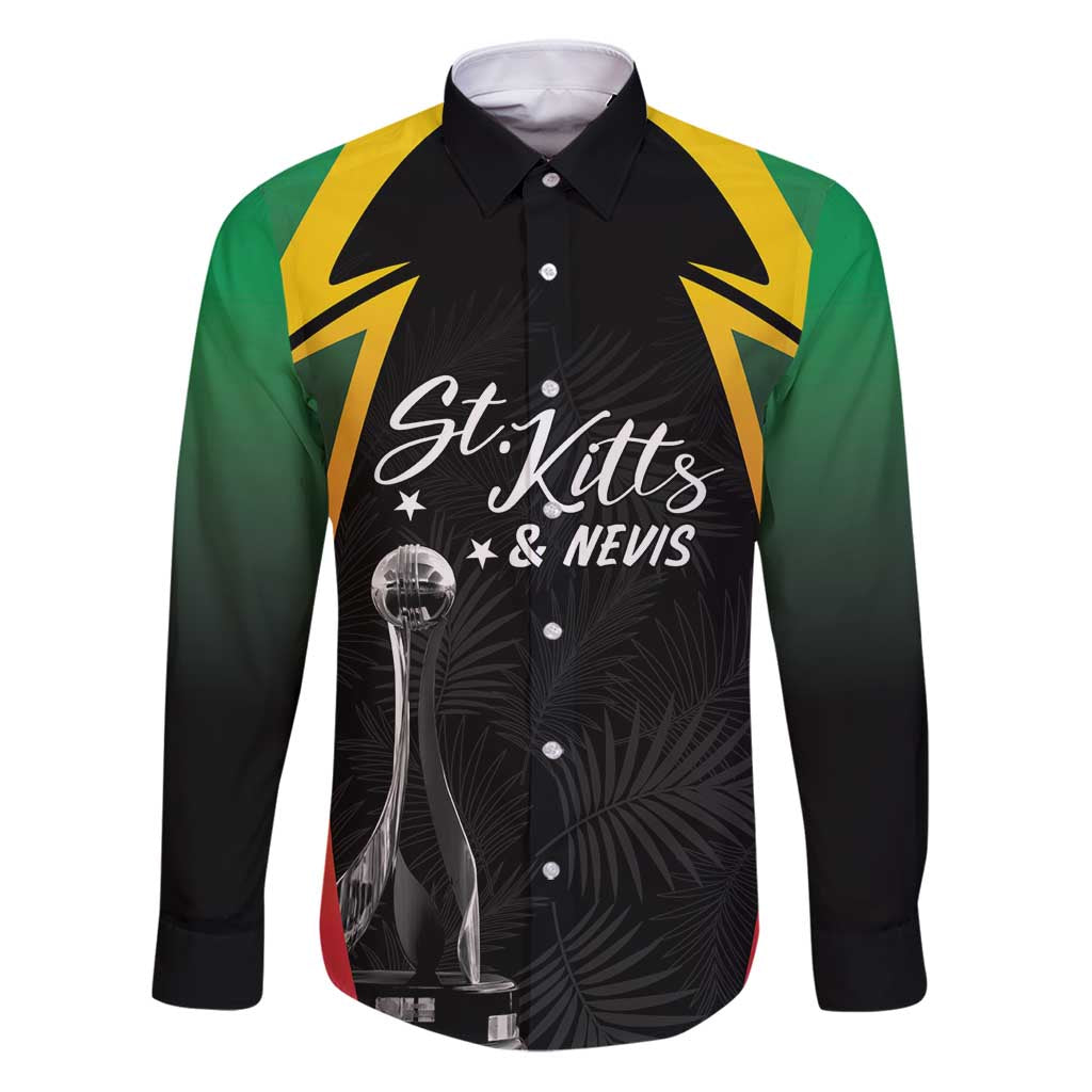 St Kitts Nevis Cricket Custom Family Matching Puletasi and Hawaiian Shirt Go Patriots Go Champions - Wonder Print Shop