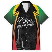 St Kitts Nevis Cricket Custom Family Matching Short Sleeve Bodycon Dress and Hawaiian Shirt Go Patriots Go Champions - Wonder Print Shop