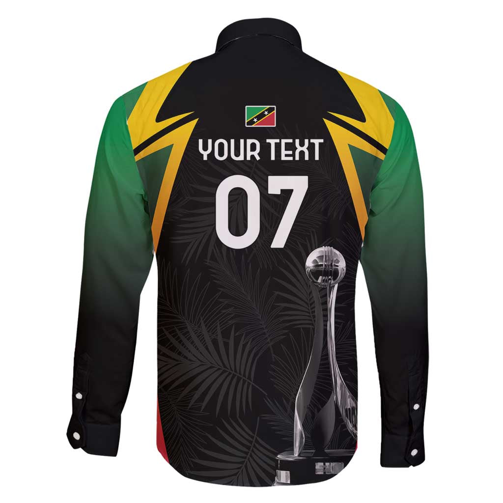 St Kitts Nevis Cricket Custom Family Matching Summer Maxi Dress and Hawaiian Shirt Go Patriots Go Champions - Wonder Print Shop