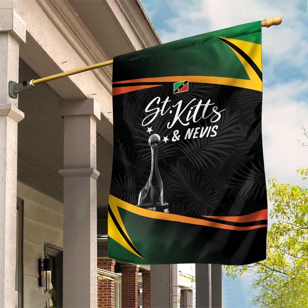 St Kitts Nevis Cricket Garden Flag Go Patriots Go Champions - Wonder Print Shop