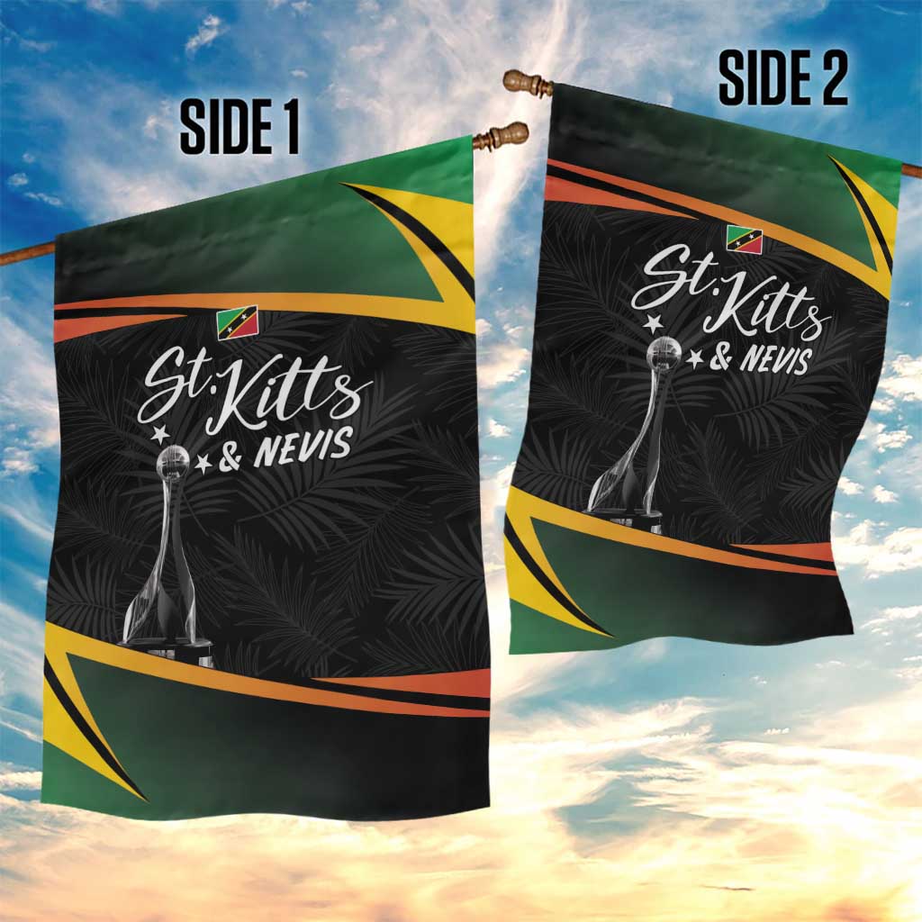 St Kitts Nevis Cricket Garden Flag Go Patriots Go Champions - Wonder Print Shop