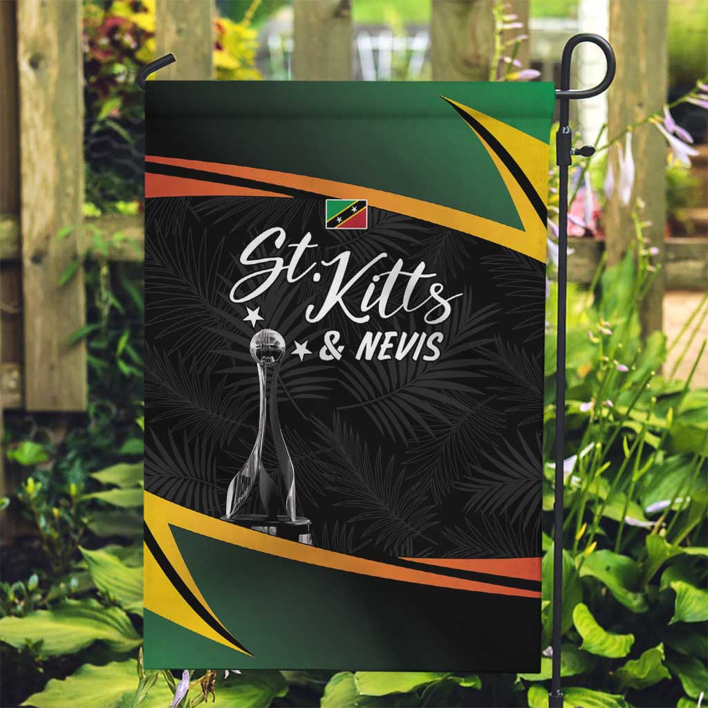 St Kitts Nevis Cricket Garden Flag Go Patriots Go Champions - Wonder Print Shop