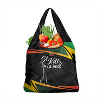 St Kitts Nevis Cricket Grocery Bag Go Patriots Go Champions - Wonder Print Shop