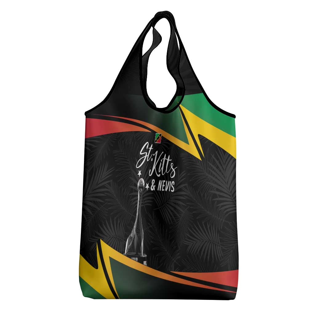 St Kitts Nevis Cricket Grocery Bag Go Patriots Go Champions - Wonder Print Shop