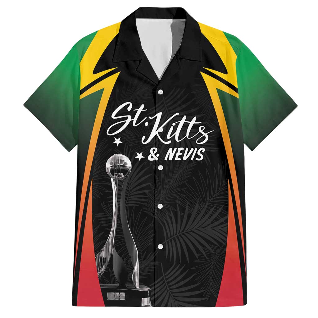 St Kitts Nevis Cricket Custom Hawaiian Shirt Go Patriots Go Champions - Wonder Print Shop