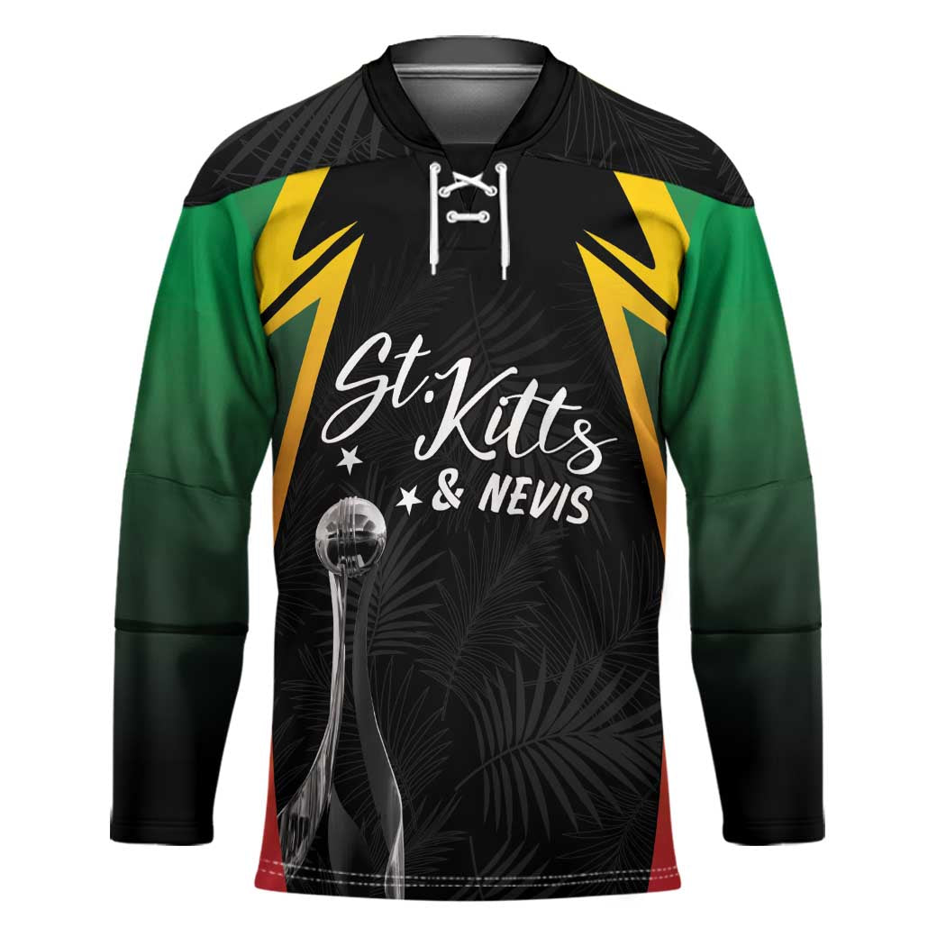 St Kitts Nevis Cricket Custom Hockey Jersey Go Patriots Go Champions - Wonder Print Shop