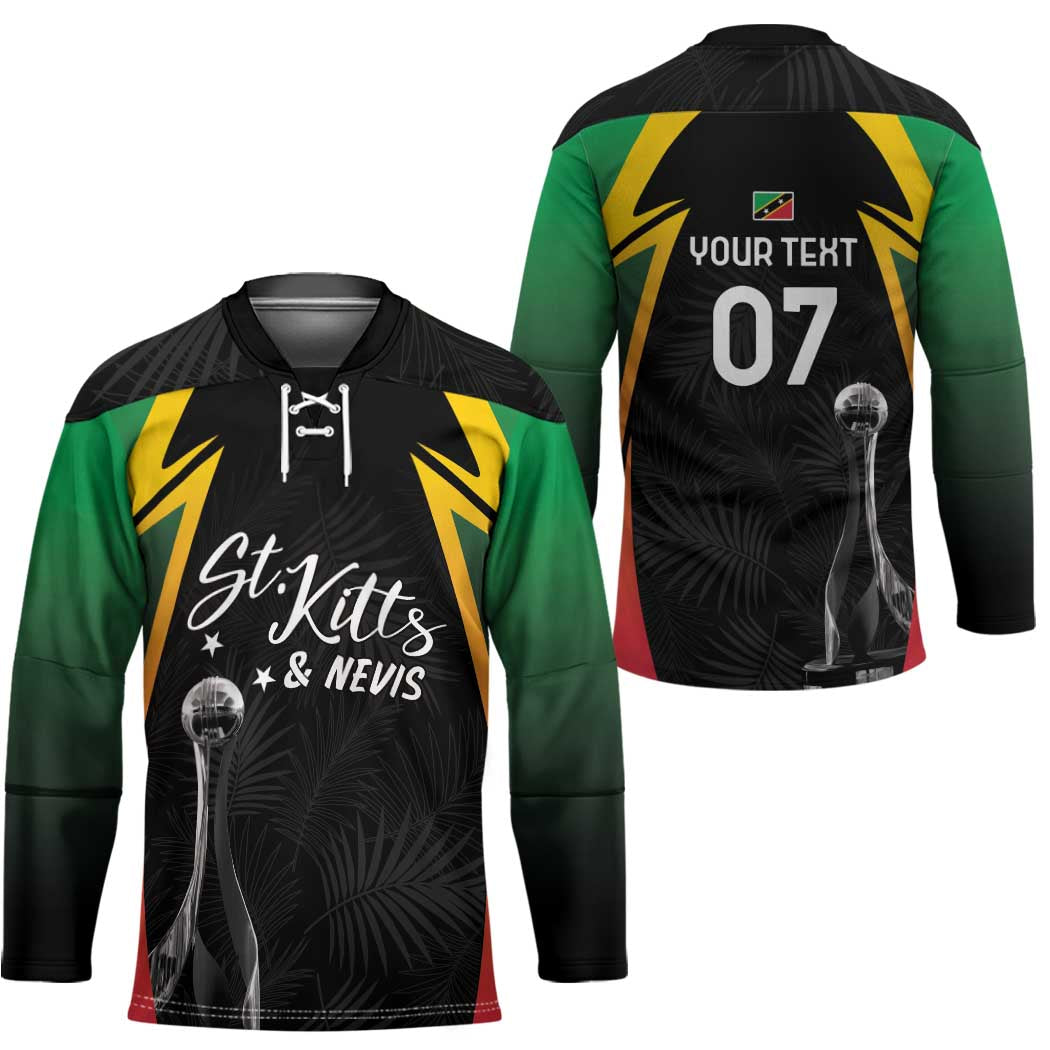 St Kitts Nevis Cricket Custom Hockey Jersey Go Patriots Go Champions - Wonder Print Shop