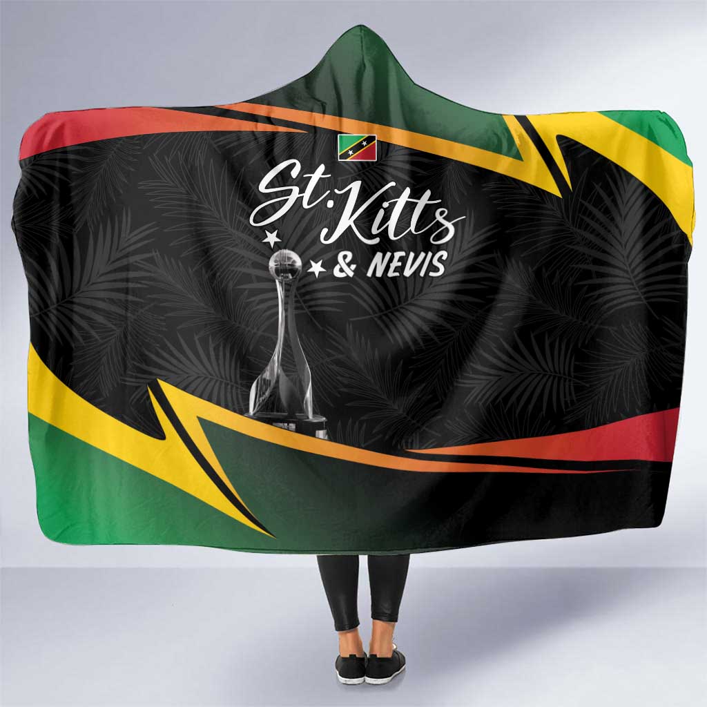 St Kitts Nevis Cricket Hooded Blanket Go Patriots Go Champions - Wonder Print Shop