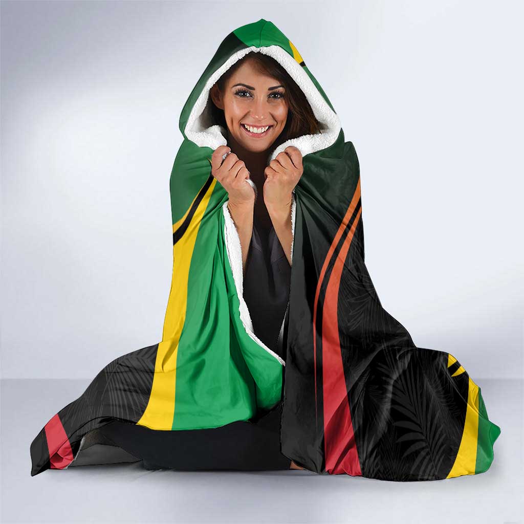 St Kitts Nevis Cricket Hooded Blanket Go Patriots Go Champions - Wonder Print Shop