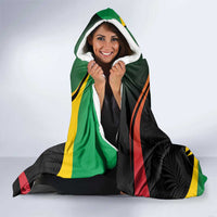 St Kitts Nevis Cricket Hooded Blanket Go Patriots Go Champions - Wonder Print Shop