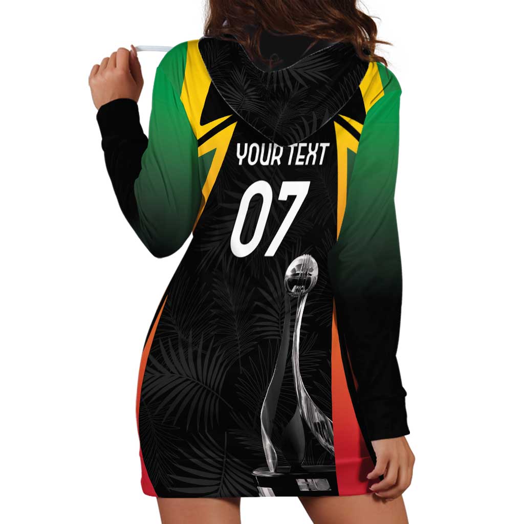 St Kitts Nevis Cricket Custom Hoodie Dress Go Patriots Go Champions - Wonder Print Shop