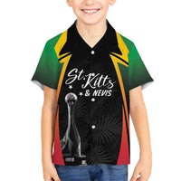 St Kitts Nevis Cricket Custom Kid Hawaiian Shirt Go Patriots Go Champions - Wonder Print Shop