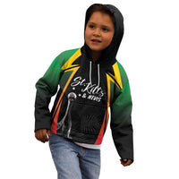 St Kitts Nevis Cricket Custom Kid Hoodie Go Patriots Go Champions - Wonder Print Shop