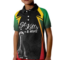 St Kitts Nevis Cricket Custom Kid Polo Shirt Go Patriots Go Champions - Wonder Print Shop