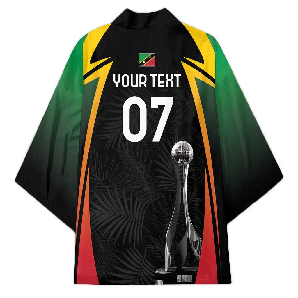 St Kitts Nevis Cricket Custom Kimono Go Patriots Go Champions - Wonder Print Shop