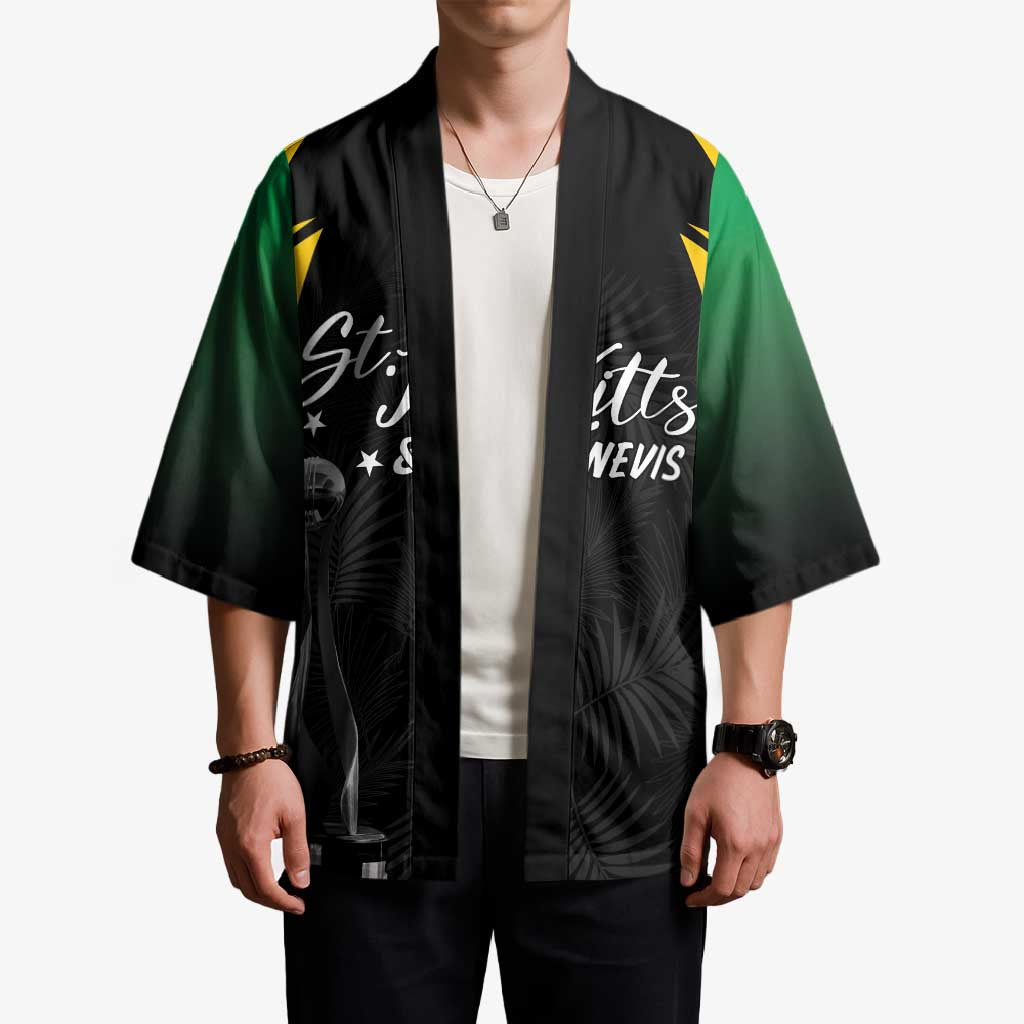 St Kitts Nevis Cricket Custom Kimono Go Patriots Go Champions - Wonder Print Shop