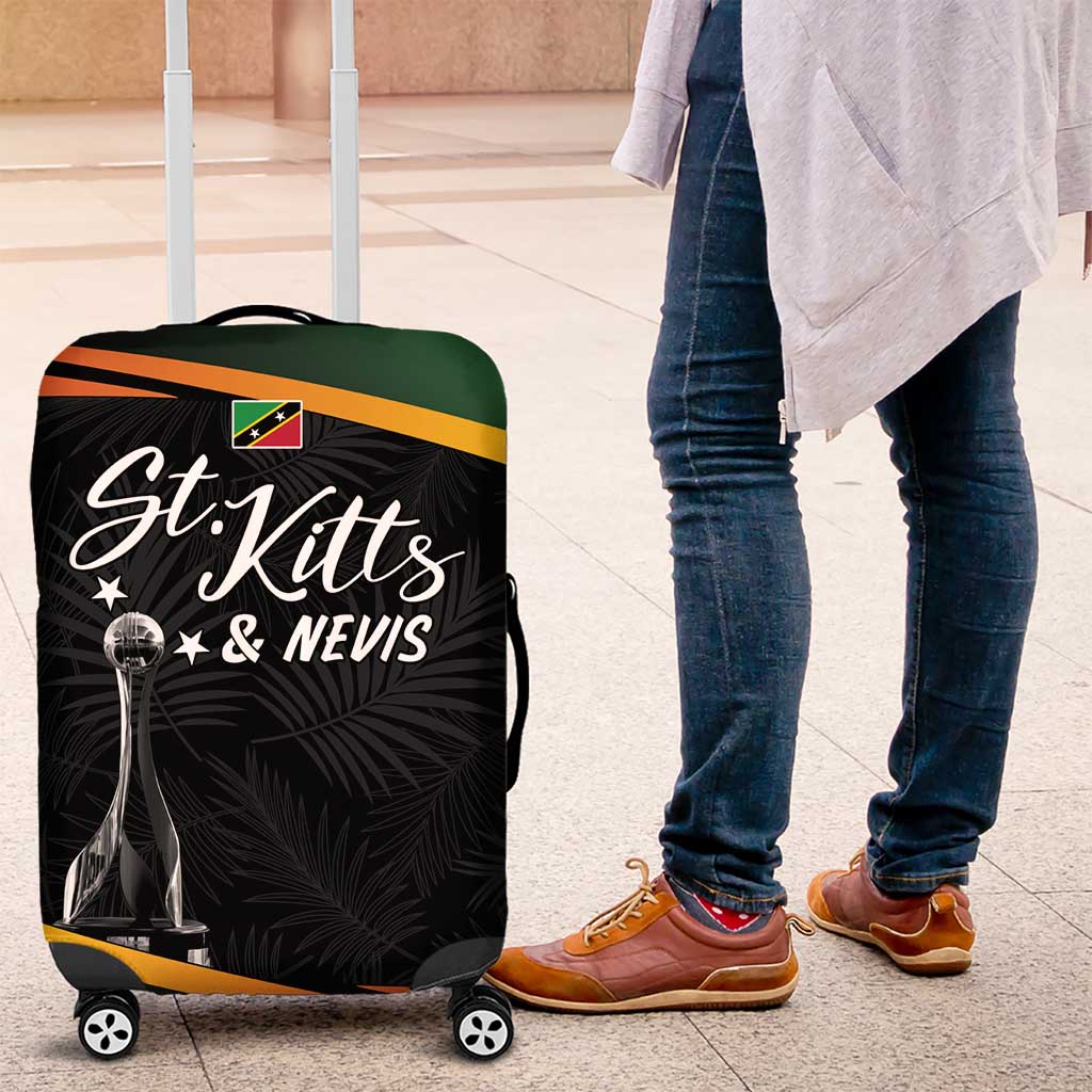 St Kitts Nevis Cricket Luggage Cover Go Patriots Go Champions - Wonder Print Shop
