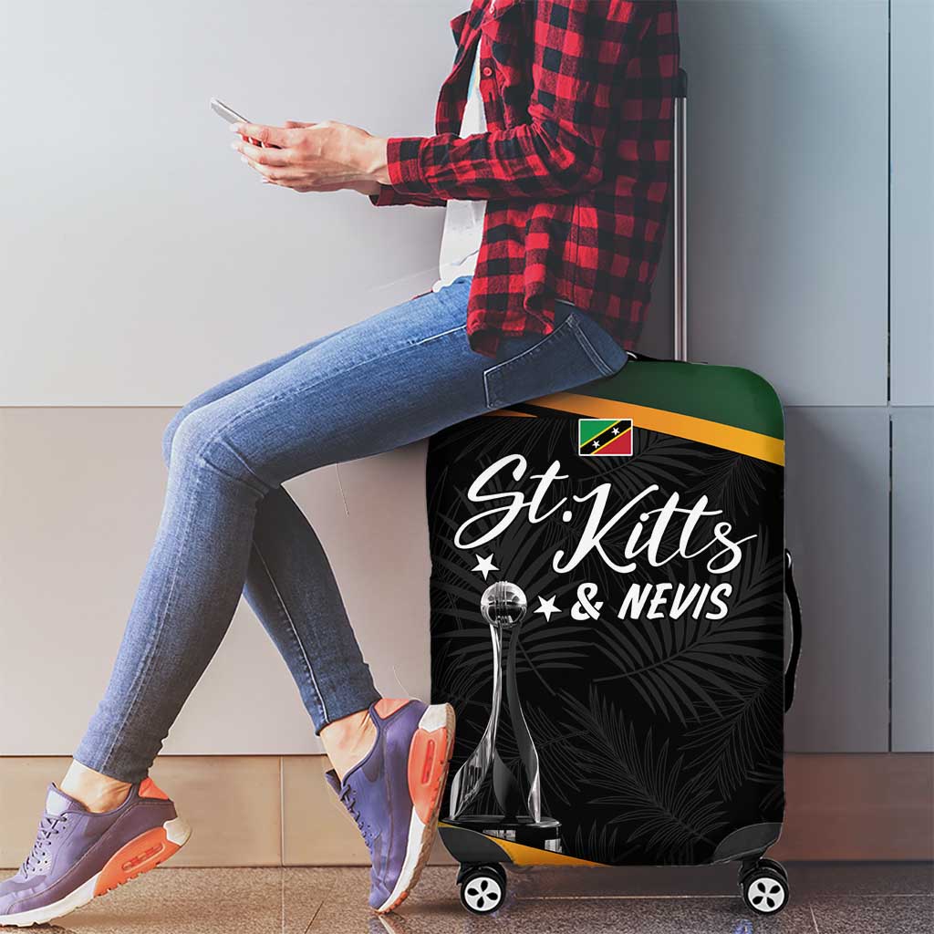 St Kitts Nevis Cricket Luggage Cover Go Patriots Go Champions - Wonder Print Shop