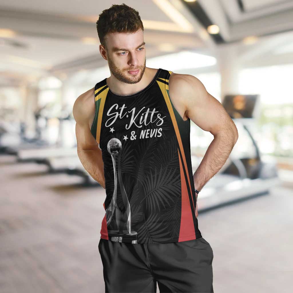 St Kitts Nevis Cricket Custom Men Tank Top Go Patriots Go Champions - Wonder Print Shop