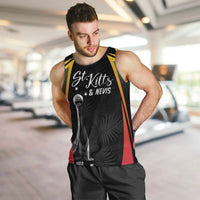 St Kitts Nevis Cricket Custom Men Tank Top Go Patriots Go Champions - Wonder Print Shop