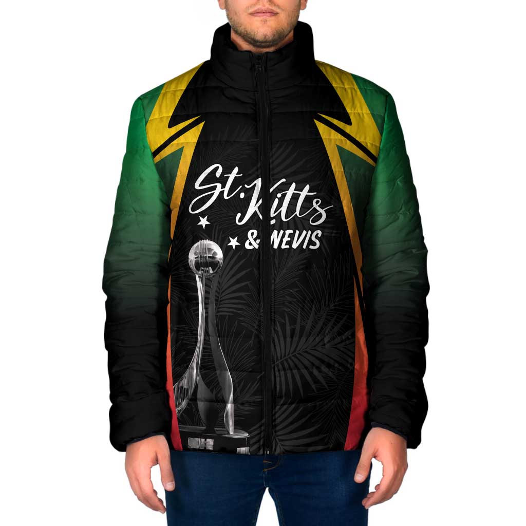 St Kitts Nevis Cricket Custom Padded Jacket Go Patriots Go Champions - Wonder Print Shop