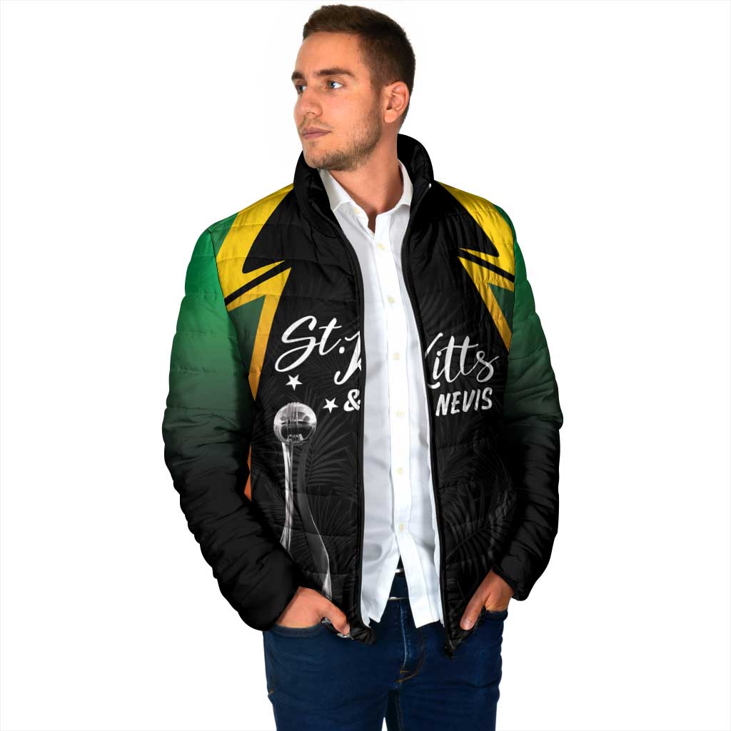 St Kitts Nevis Cricket Custom Padded Jacket Go Patriots Go Champions - Wonder Print Shop