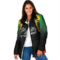 St Kitts Nevis Cricket Custom Padded Jacket Go Patriots Go Champions - Wonder Print Shop