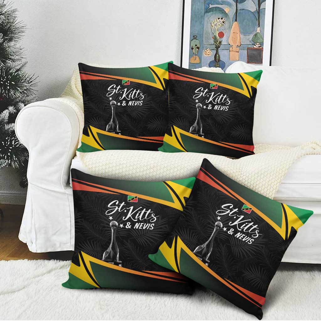 St Kitts Nevis Cricket Pillow Cover Go Patriots Go Champions - Wonder Print Shop