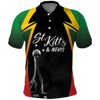 St Kitts Nevis Cricket Custom Polo Shirt Go Patriots Go Champions - Wonder Print Shop
