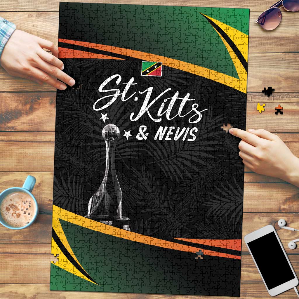 St Kitts Nevis Cricket Puzzle Go Patriots Go Champions - Wonder Print Shop