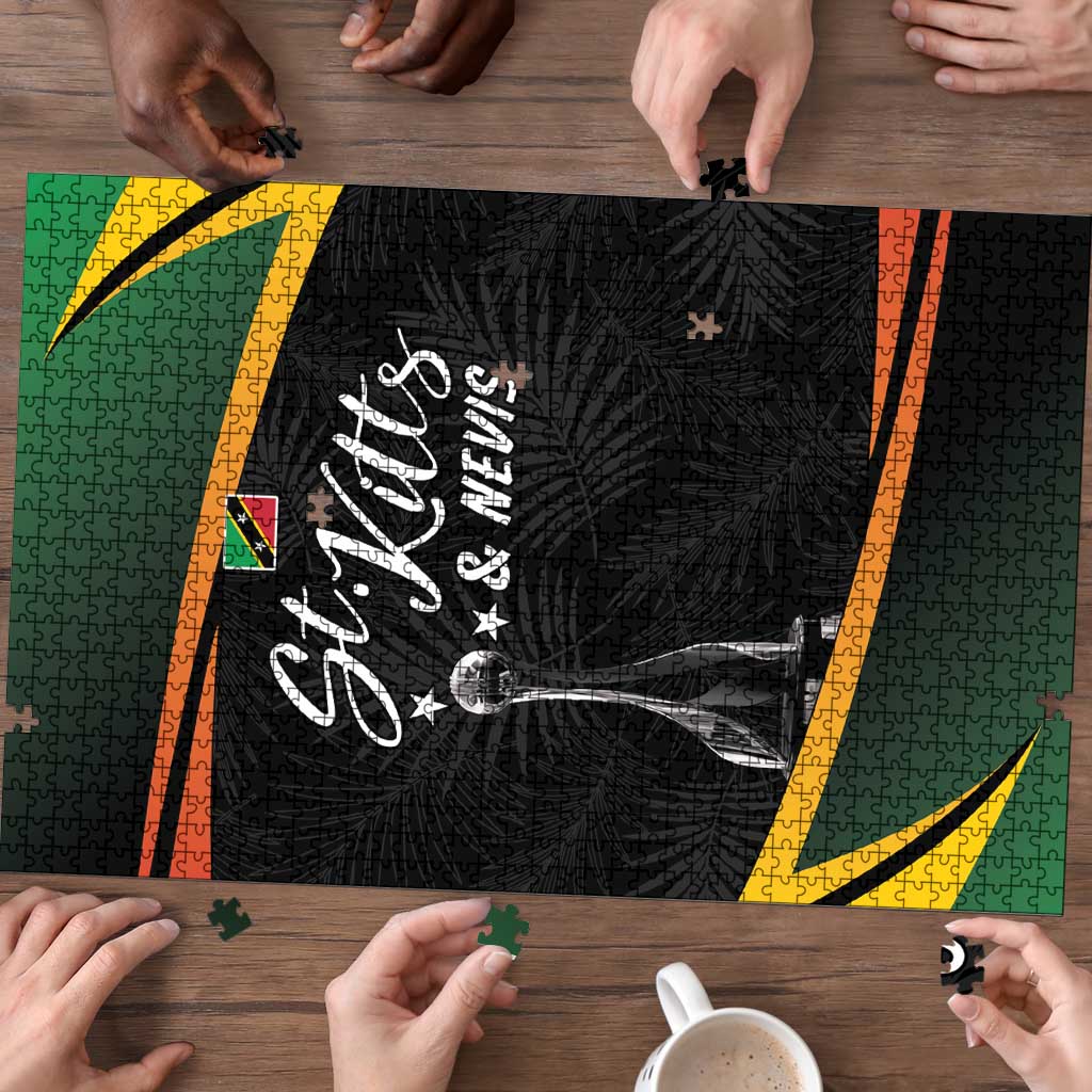 St Kitts Nevis Cricket Puzzle Go Patriots Go Champions - Wonder Print Shop