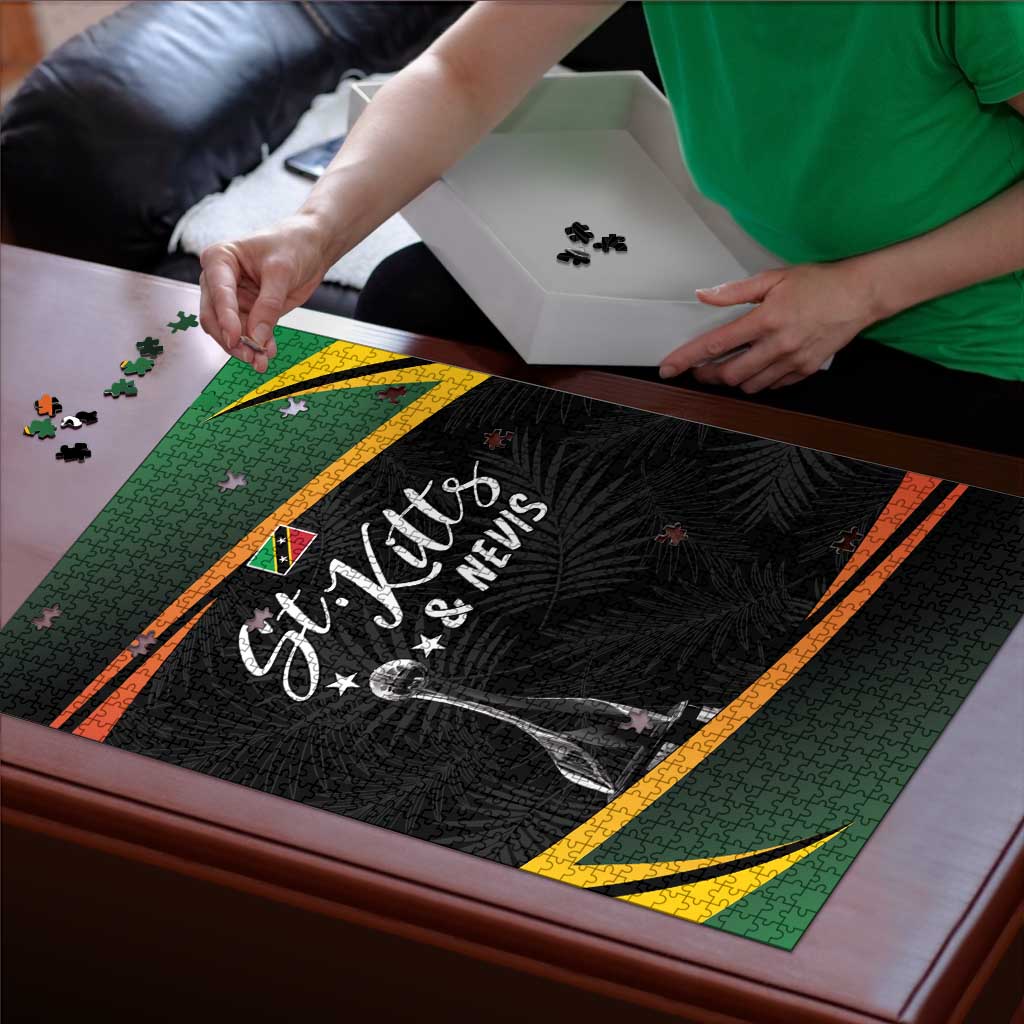 St Kitts Nevis Cricket Puzzle Go Patriots Go Champions - Wonder Print Shop