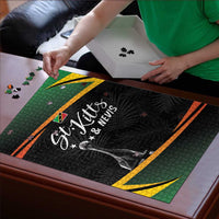 St Kitts Nevis Cricket Puzzle Go Patriots Go Champions - Wonder Print Shop