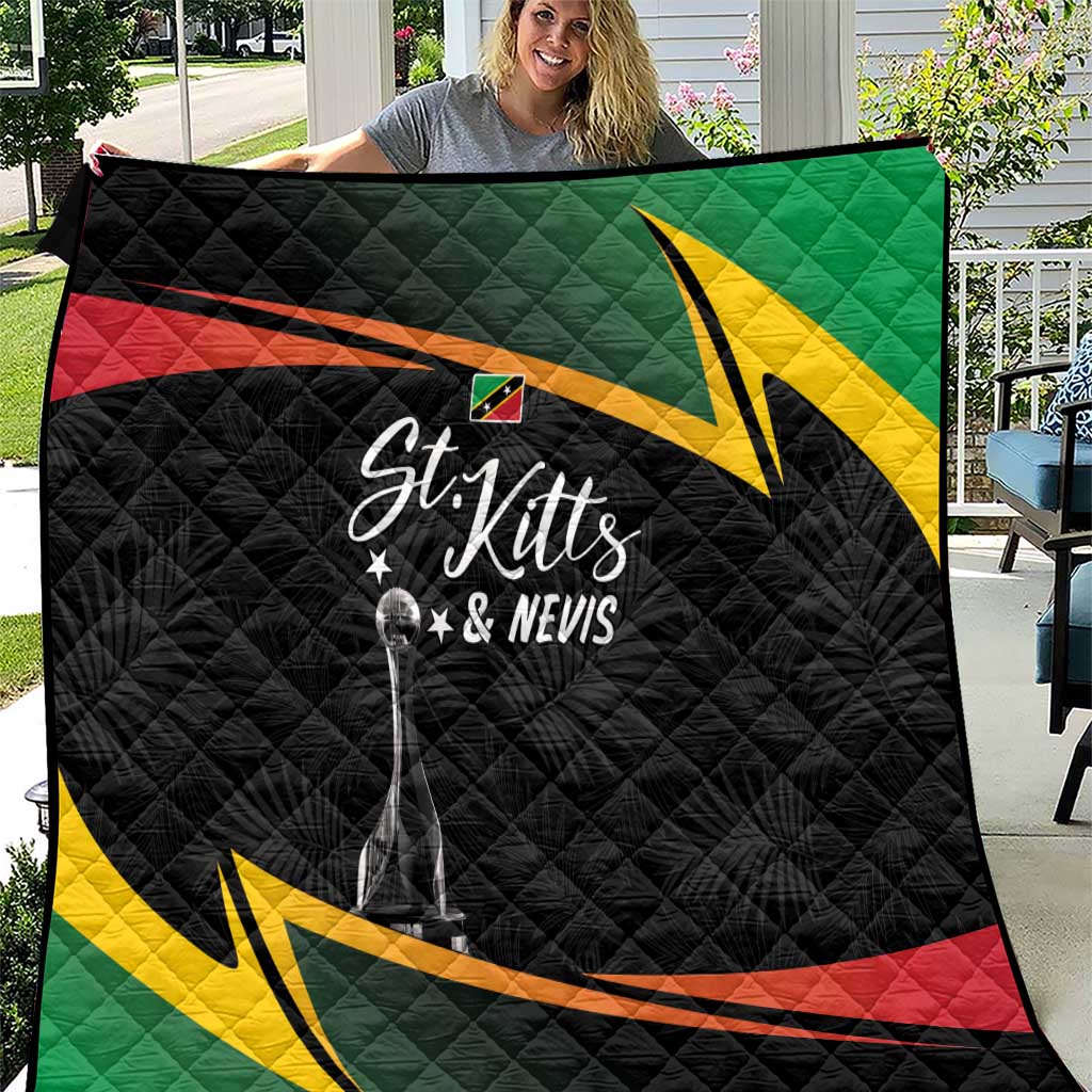 St Kitts Nevis Cricket Quilt Go Patriots Go Champions - Wonder Print Shop