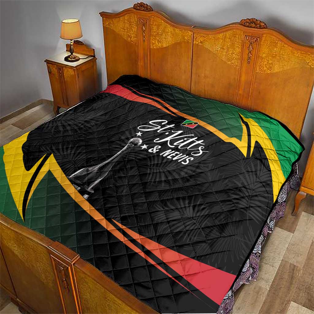St Kitts Nevis Cricket Quilt Go Patriots Go Champions - Wonder Print Shop